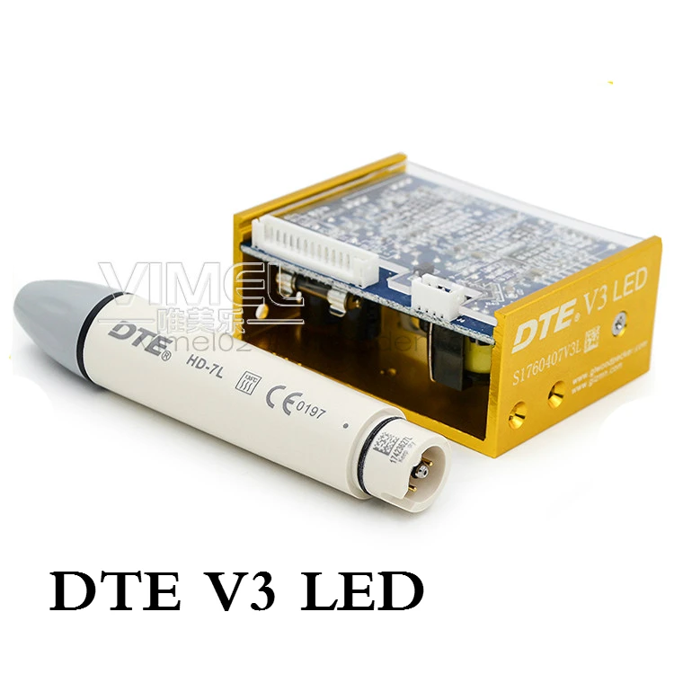 

Original Woodpecker DTE Dental Built-in Ultrasonic Scaler Control box led scaler handpiece with scaler tips