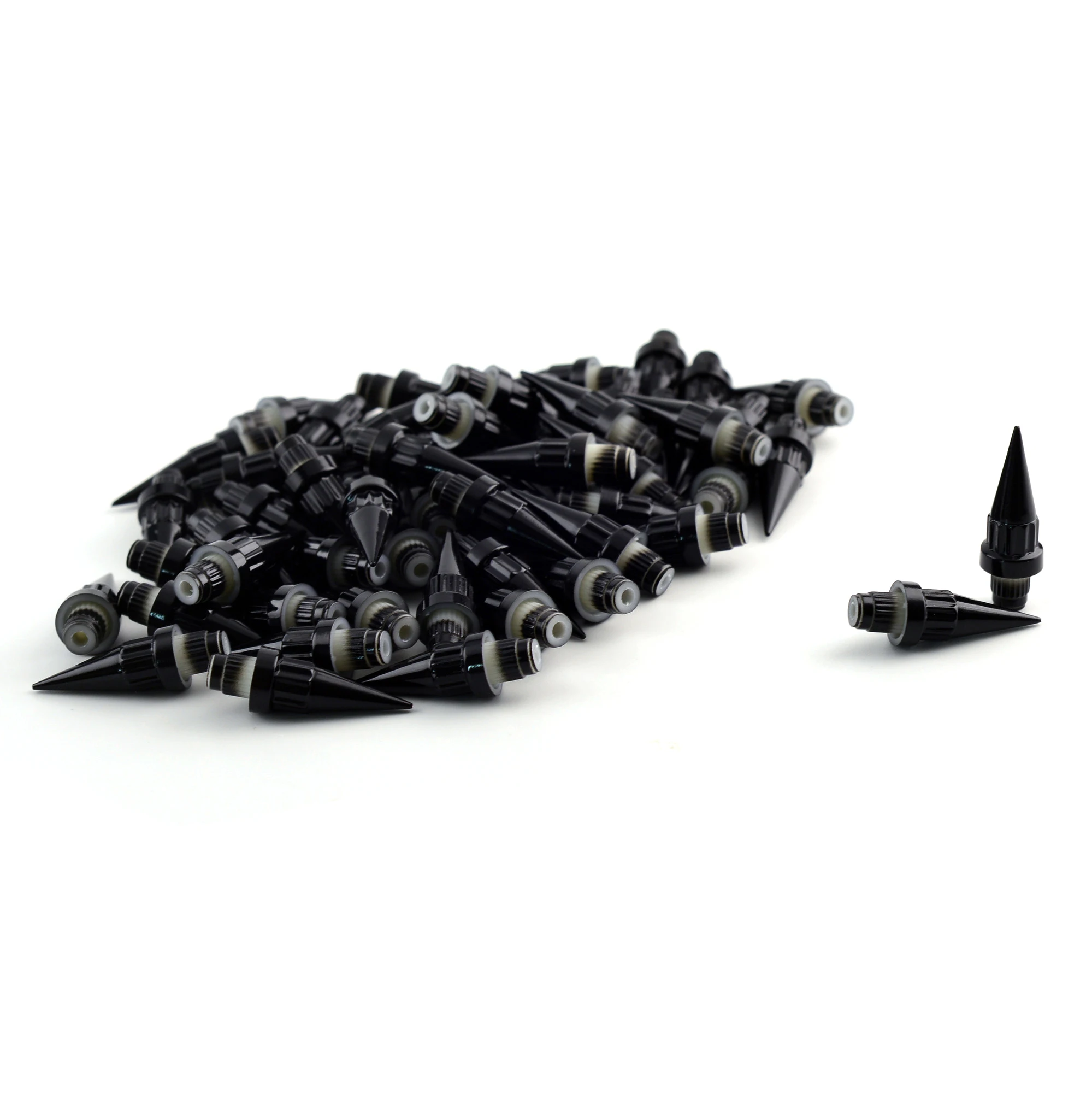 25 шт. черные универсальные заостренные колесные заклепки гайки для RS обода