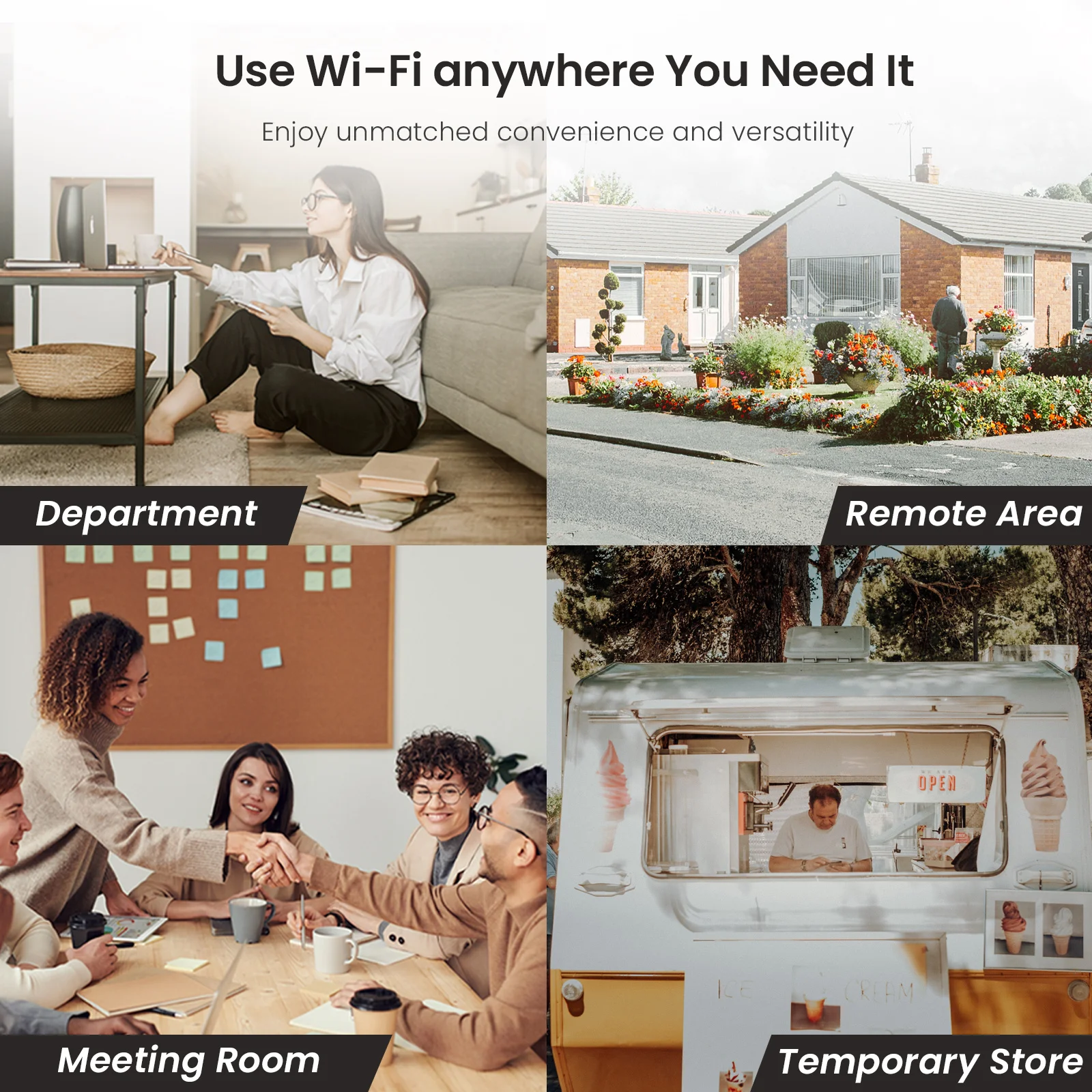 tenda 4g router ac1200 wireless router 4g07 sim card hotspot 64 users 150mbps 4g 1167mbps wifi beamforming data usage alert free global shipping