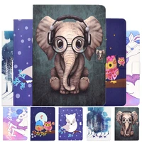 for lenovo tab m10 hd 2nd gen tb x306f x306x cartoon elephant leather cover for lenovo m10 hd 2 2nd generation tablet cover case