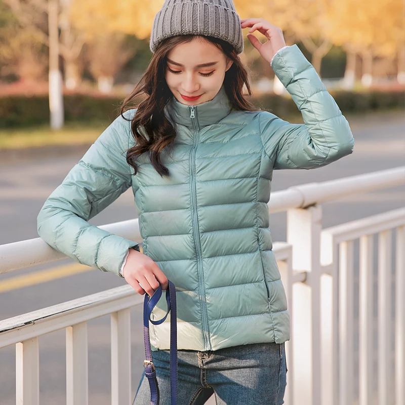 

JCHB 2021 Women's Down Jacket Autumn Winter Coat Female Ultra Light Down Jacket Women Parkas Plus Size 7xl Short Mujer Chaqueta