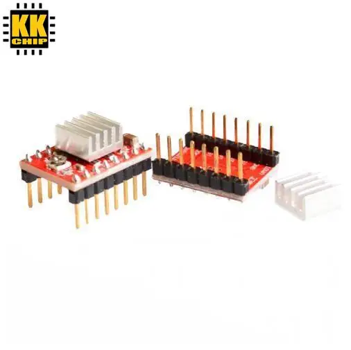 Детали для 3D-принтера KKCHIP шаговый драйвер Reprap A4988 модуль шагового двигателя с