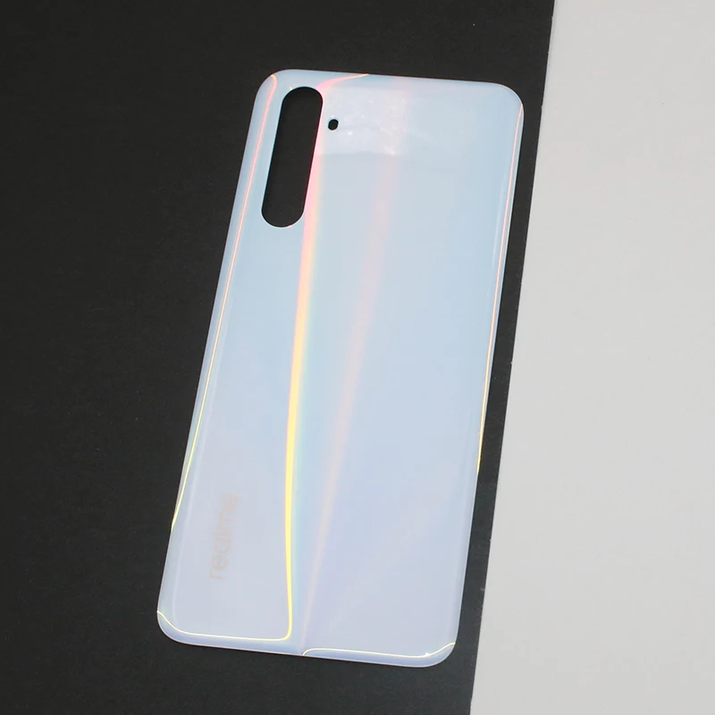 new realme 6 back housing mobile phone replacement repair parts rear door housing panel case for rmx2001 bbk r2001 with sticker free global shipping