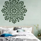 80 см-110 см трафарет для украшения стен, плитки, мебельные шаблоны, Декор, огромная гигантская мандала, индийская, Арабская, этническая, круглая, S059