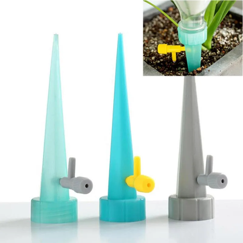 

12pcs plant Flower Auto Drip Irrigation Watering kit System Garden tools bottle Waterer dripper self Household Plants Flower