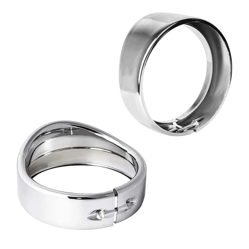 

7-Inch Motorcycle Sun Visor Headlight Decorative Ring Turn Signal Lamp Brim Decorative Ring