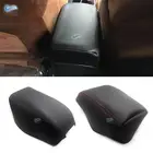 Для Nissan Qashqai 2008 2009 2010 2011 2012 2013 2014 2016 2017 из микрофибры Кожаный Автомобильный центральный подлокотник консоль чехол