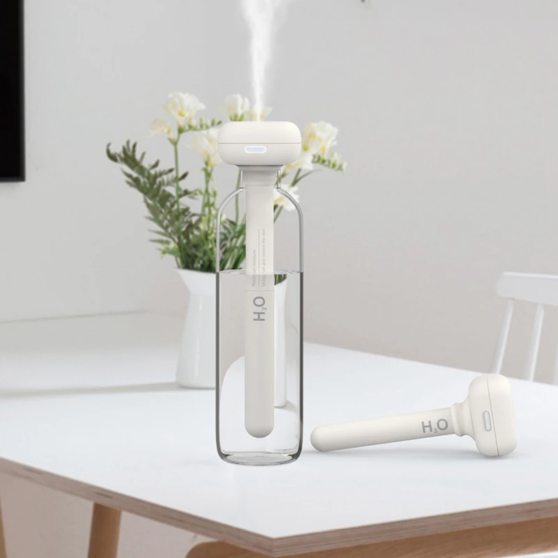 

USB Portable Mute Air Humidifier Diamond Bottle Aroma Diffuser Mist Maker for Home Office Humidification Detachable