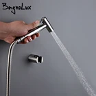 Биде, унитаз, черный и матовый никель, ручной, из нержавеющей стали, настенный, простой в установке, набор распылителей для биде