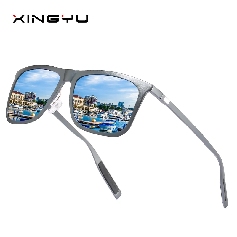 

XINGYU Men Polarized Fishing Sunglasses Aluminum Magnesium Frame Male Cycling Hiking Glasses Sports Fishing Eyewear 158