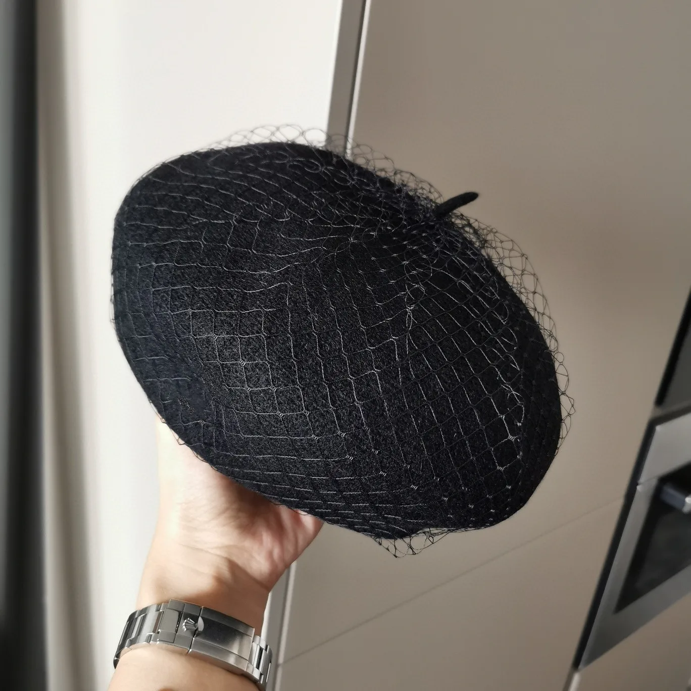 

Winter Luxury Brand cotton Felt Pillbox Hats for Formal Cocktail Party Wedding Hats Dress Fedoras Fascinator Hats for Women
