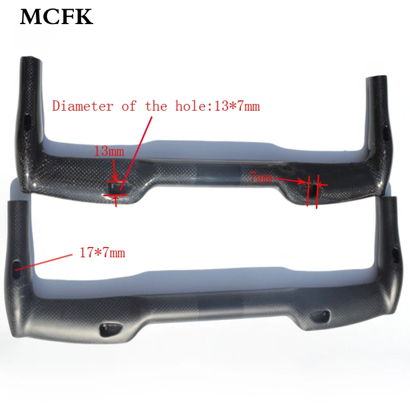 MCFK TT Style Road Bike Carbon Handlebar Triathlon Trial Bicycle Rest Width 400/420 / 440mm |