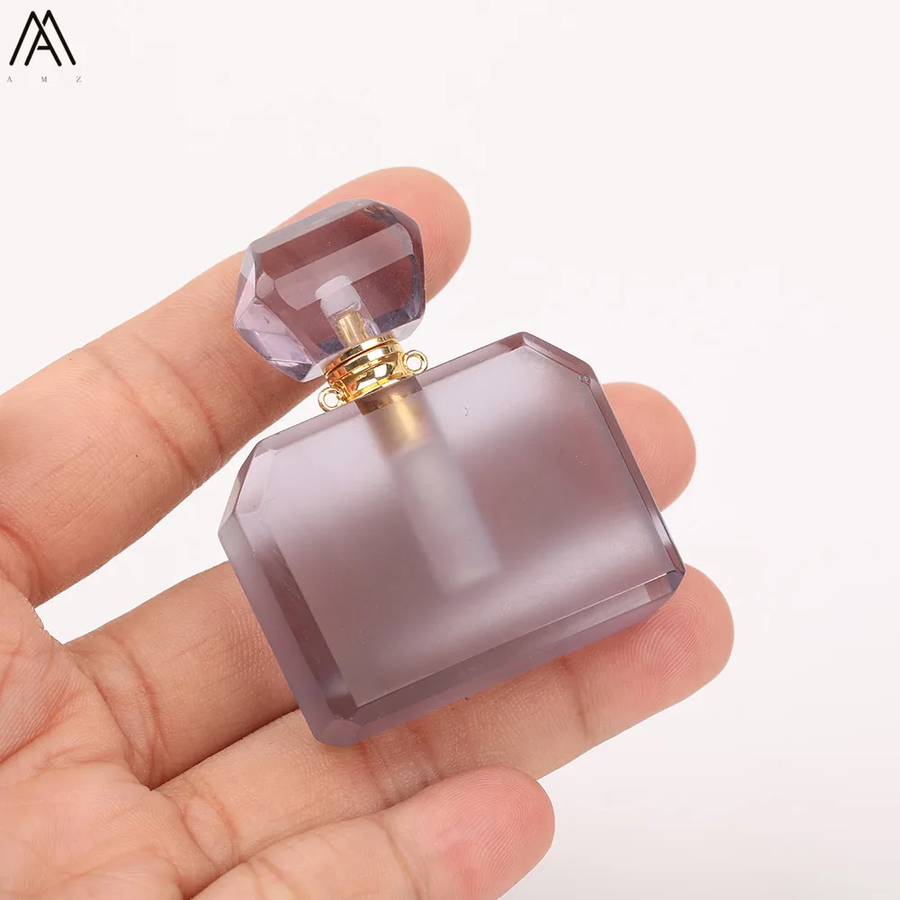 Прямоугольный кварцевый бриллиантовый аметист черный агат камень эфирное масло