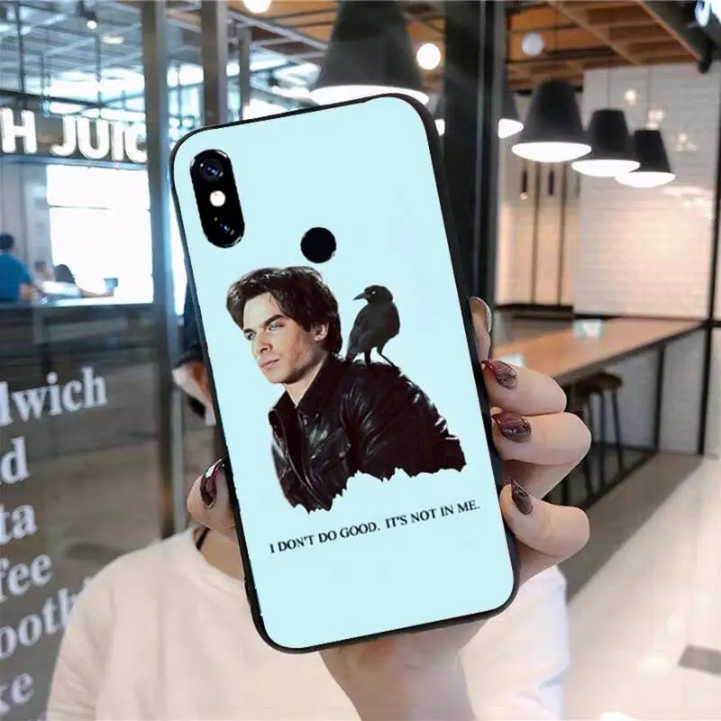 

The Vampire Diaries Stefan Damon Salvatore Phone Case For Xiaomi Redmi 7 8 9t 9se k20 mi8 max3 lite 9 note 9s 10 pro