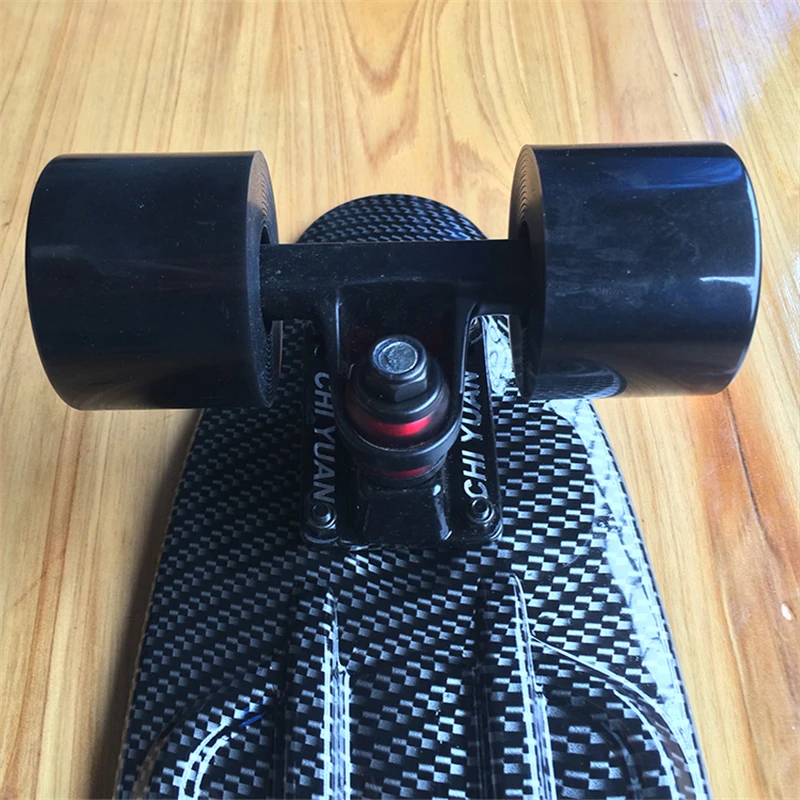 CHI YUAN Haig Graphic Printed Mini Cruiser Plastic Skateboard 22&quot X 6&quot Retro Longboard Skate Long Board |