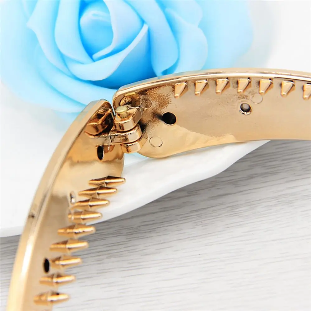 Женские Элегантные однотонные шпильки для ткани заколка девочек банан заколки в