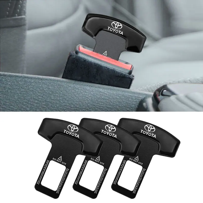 

1pcs Car Safety Belt Buckle Seat Belt Plug Car interior accessories For Toyota Corolla Yaris Rav4 Avensis Auris Camry Sequoia