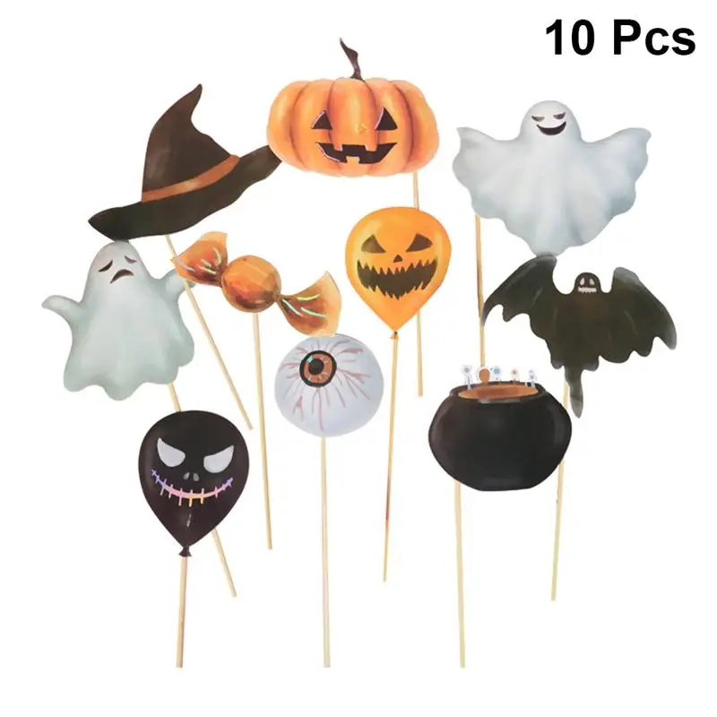 10 шт. аксессуары для Хэллоуина смешной реквизит фотографий фотосъемка видео