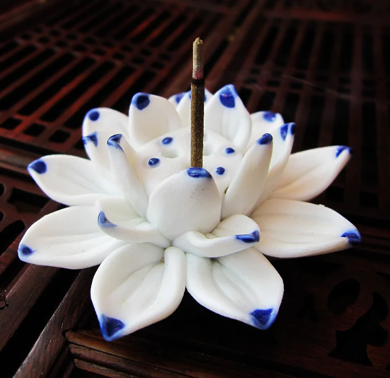 Керамическая курильница ручной работы креативный держатель для благовоний в