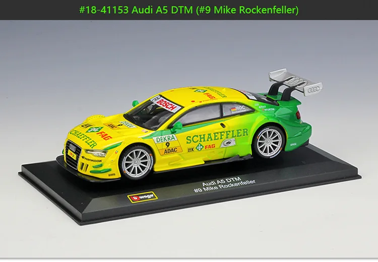 Bburago 1:32 Mercedes-бензамид Audi DTM снежный дракон мини DS WRC ралли гоночного сплава Модель сбора подарков
