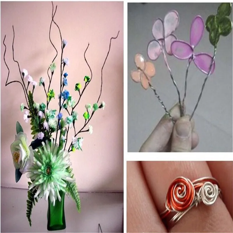 Цветная тонкая железная проволока материалы для рукоделия ОБВЯЗОЧНЫЙ кабель