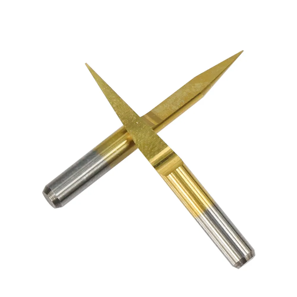 

10 pcs 3.175mm shank 10/15/20/25 degrees carbide v shape pcb 3d engraving bits cnc router carving bit pcb milling machine tools