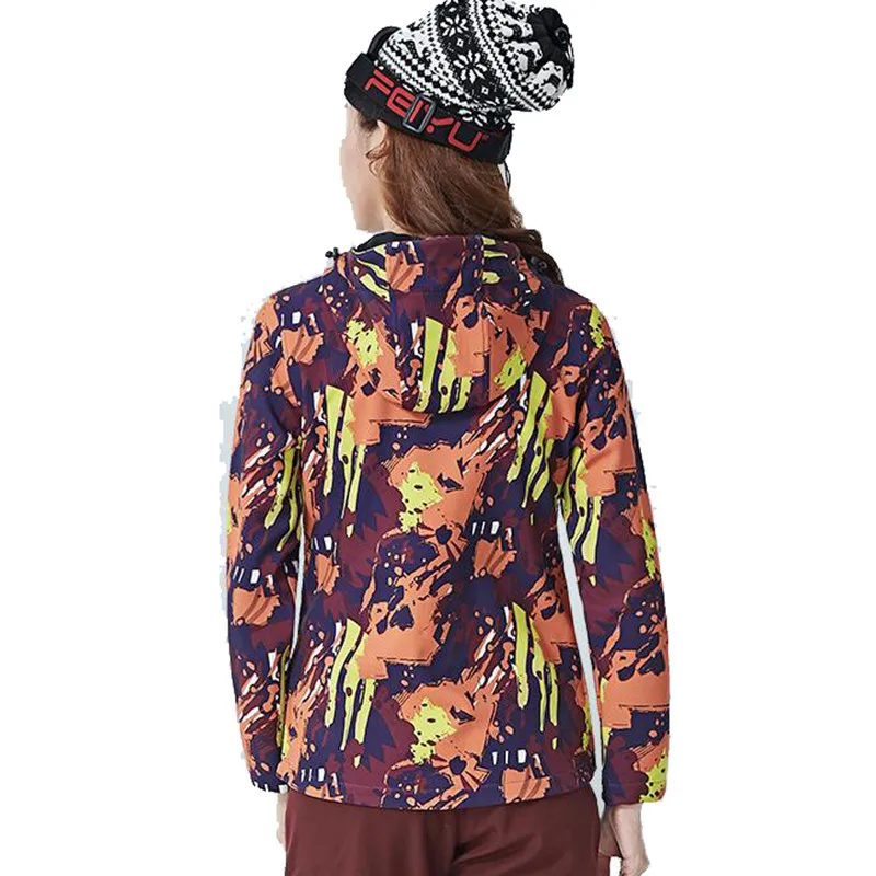 Женская куртка водонепроницаемая походная ветрозащитная теплая спортивная