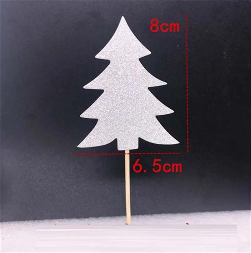 Хит продаж украшение для торта карта звезда Рождественская елка ворс животные