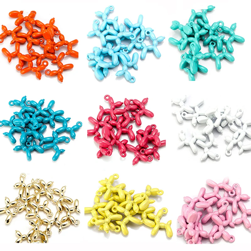 10 шт. шармы из сплава с 3D шариком для собаки подвески ювелирных изделий сделай сам