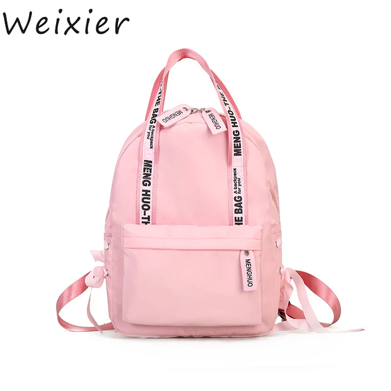 WEIXIER Большой Вместительный рюкзак для женщин опрятные школьные сумки подростков