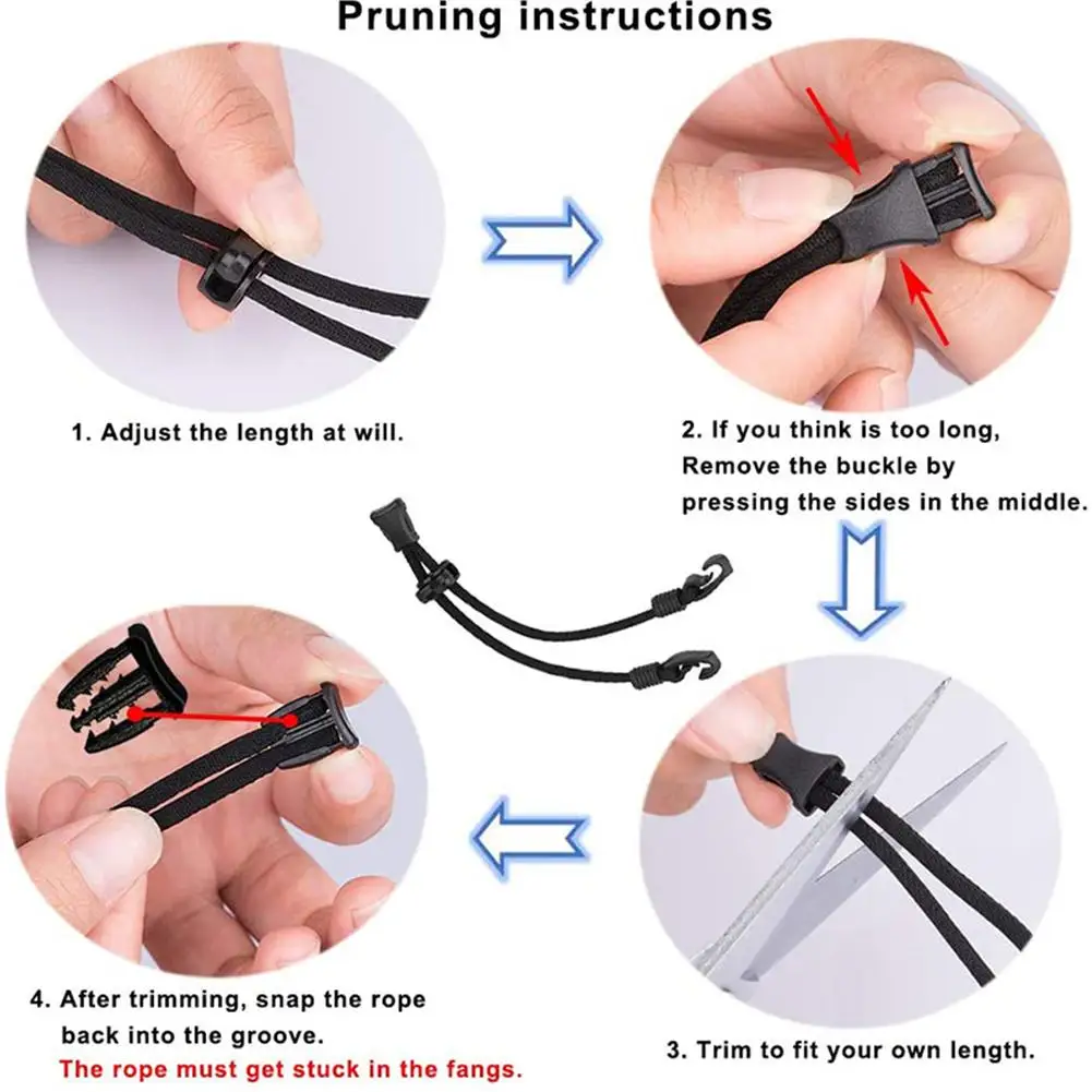 

4PCS Mask Extender Anti-Tightening Ear Protector Holder Mask Ear Rope Extenders Adjustment Buckle Face Mask Holder Anti-Slip