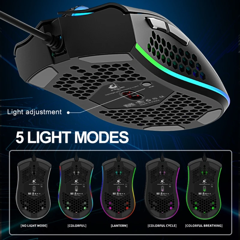 игровая мышь g32b m7 легкая эргоно