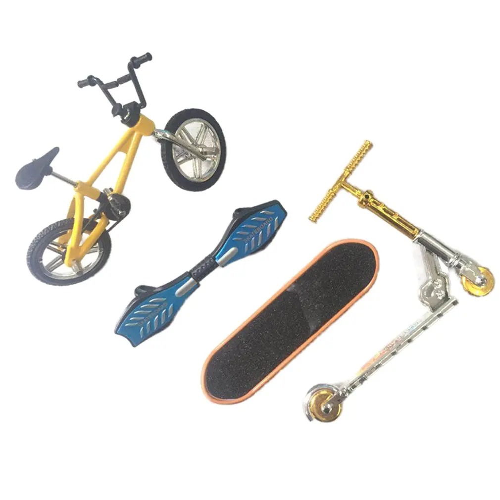 

Finger Bicycle Finger Skateboard Toy Set Bicycle+Skateboard+Vitality Board+Scooter