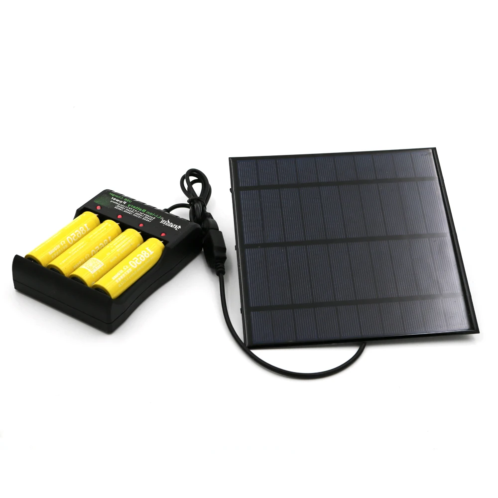 Универсальное зарядное устройство на солнечной батарее 3 7 В 5 в пост. Тока 10440 18650