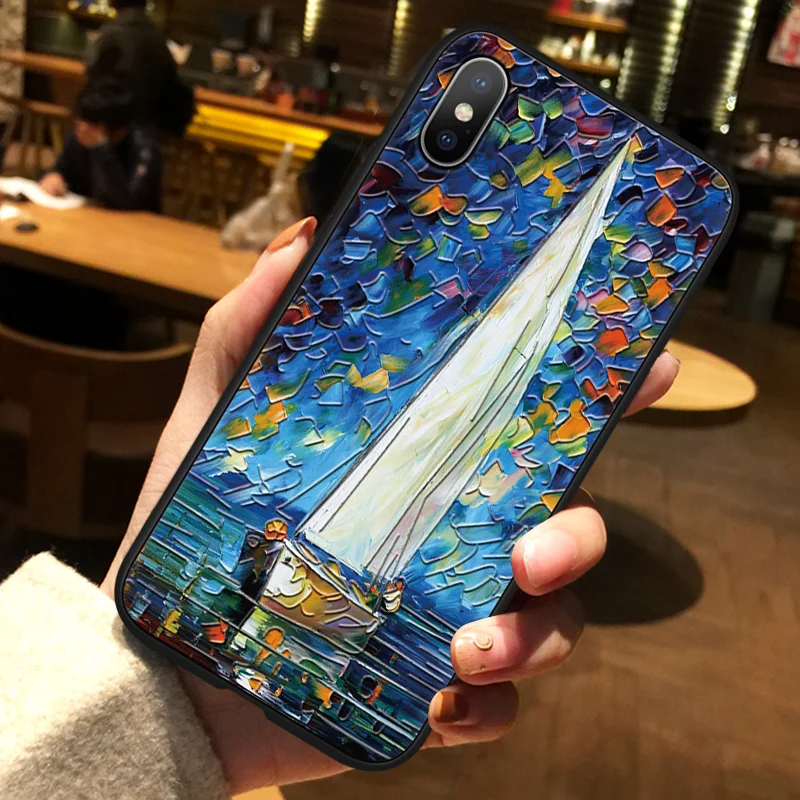 yhfanchu 3D чехол с тиснением для iPhone XS Max XR X 8 7 6 Plus 5 TPU для Oneplus 7 Pro 6T 5 T Capas для Motorola Moto G6 Play G5 G5S Plus чехол s - Цвет: yhfanchu