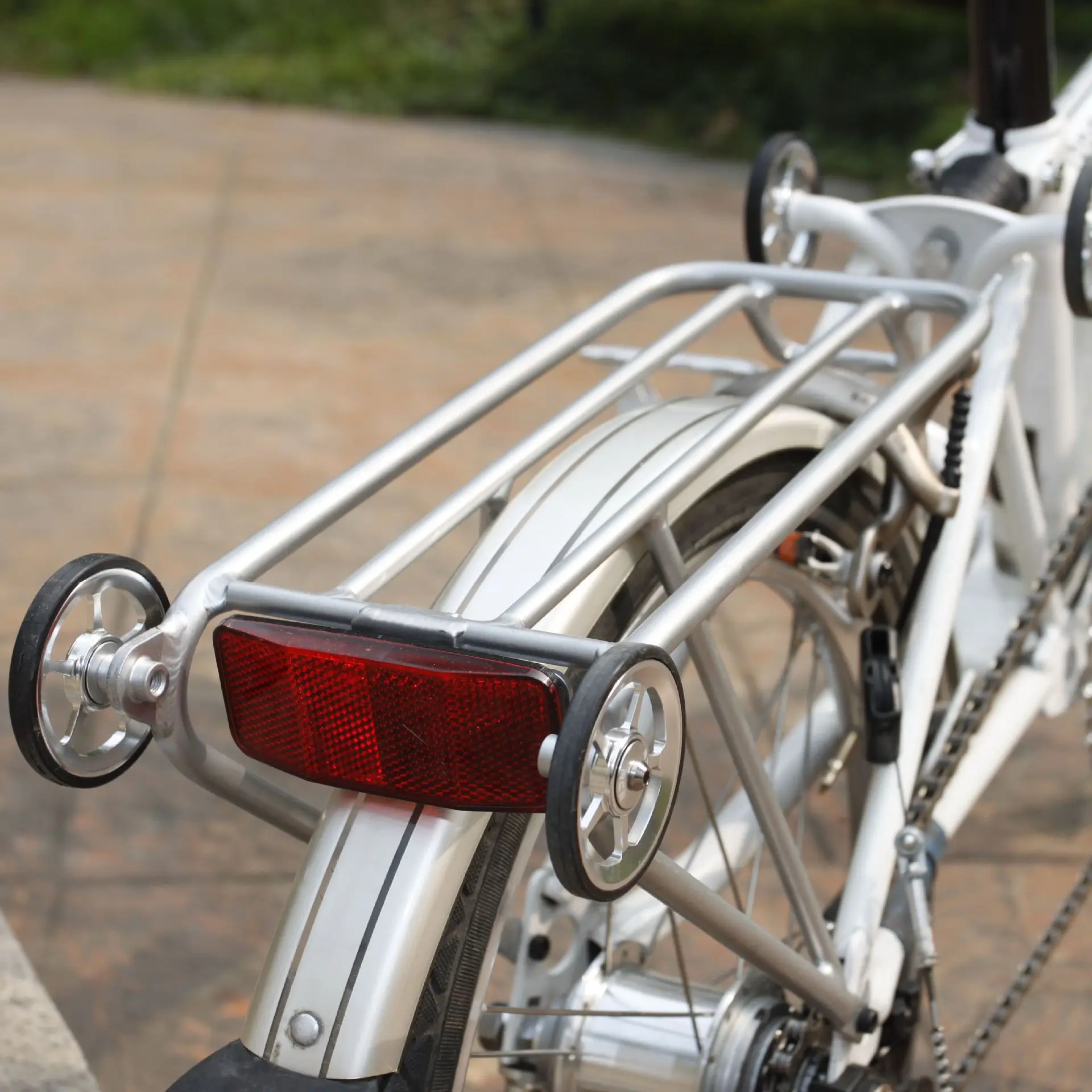 Стандартная задняя стойка Aceoffix для велосипеда Бромптона полка из алюминиевого