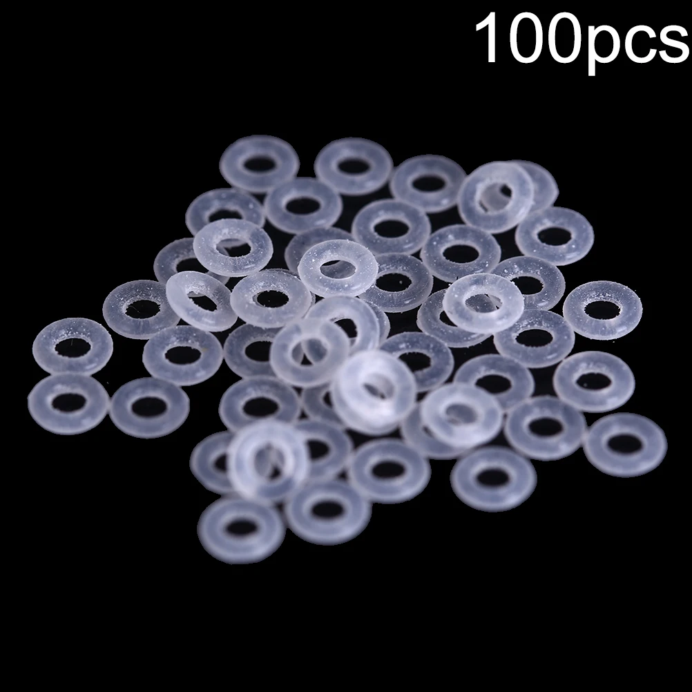 

50PCs /100Pcs Rubber O Ring Black Gasket Grip Washer Grommets Stems/Flights Darts Arrow Tips Replace Accessories