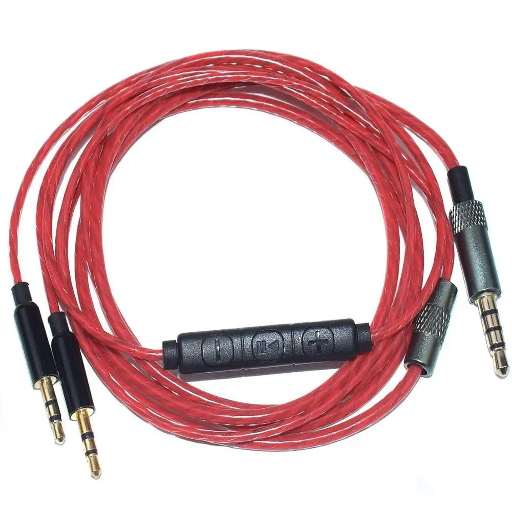 

OFC Replacement Stereo Audio Cable Extension Cord for Sol Republic Master Tracks HD HD2 V8 V10 V12 MFI X3 Ultra XC Headphones
