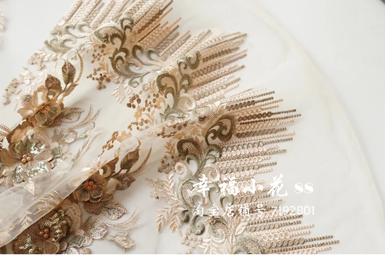 W105 тяжелые Промышленные трехмерные наклейки вышивка бисером мягкая сетка