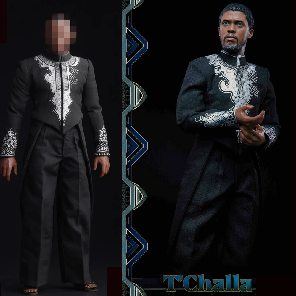 

IN STOCK 1/6 GSTOYS King Wakanda Head Sculpt And Clothes Set Model Doll Toys