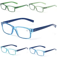 henotin reading glasses optical lenses men and women with rectangular frame presbyopia diopter eyeglasses hd clear lens 0600