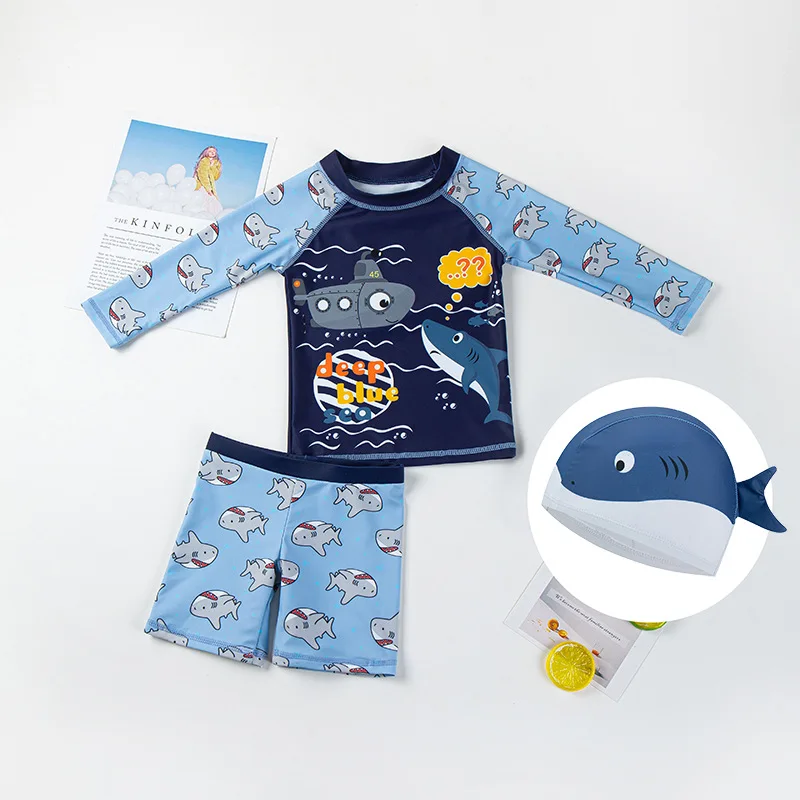 Милые Пляжные купальные костюмы для отдыха детей 2020 быстросохнущие пляжные