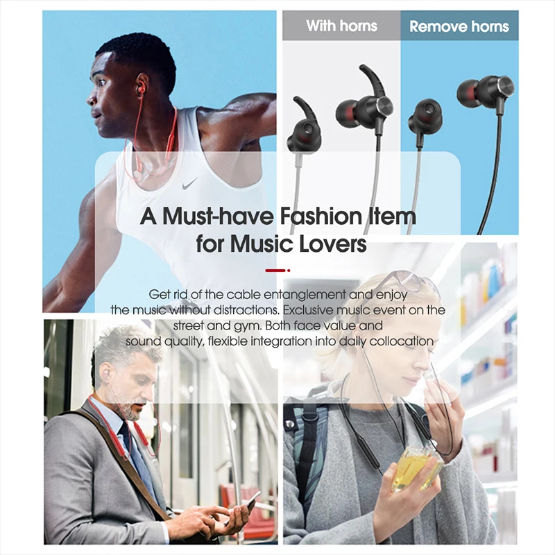 Спортивные Беспроводные наушники KUULAA Bluetooth 5 0 наушники-вкладыши для телефона