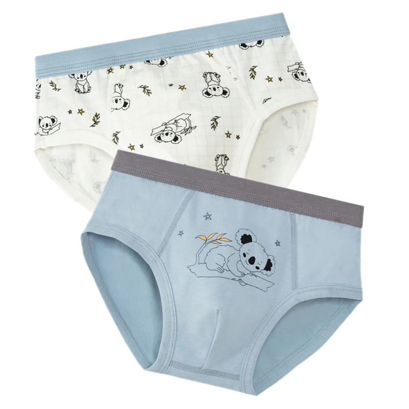 Полосатые трусы для мальчиков хлопковое нижнее белье с мультяшным рисунком