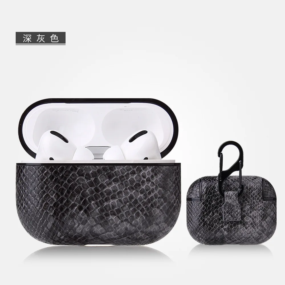 8 Для Airpods pro Bluetooth беспроводная гарнитура бизнес из искусственной кожи коробка для наушников AirPods 3 Зарядный чехол корпус чехол для гарнитуры чехол - Цвет: 8