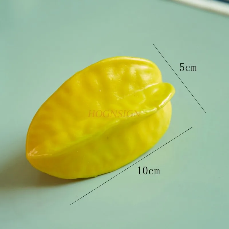 

Simulation Fruit Model Plastic Carambola Fruit And Vegetable Food Props Cabinets Shopping Mall Model Decoration Decoration 2021