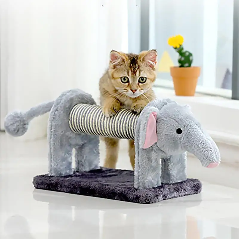 

Когтеточка для кошек, слон, корректирующая игрушка, котенок, веревка из сизаля, шаровая доска, шлифовальные лапы, игрушки для кошек, чесалка, ...