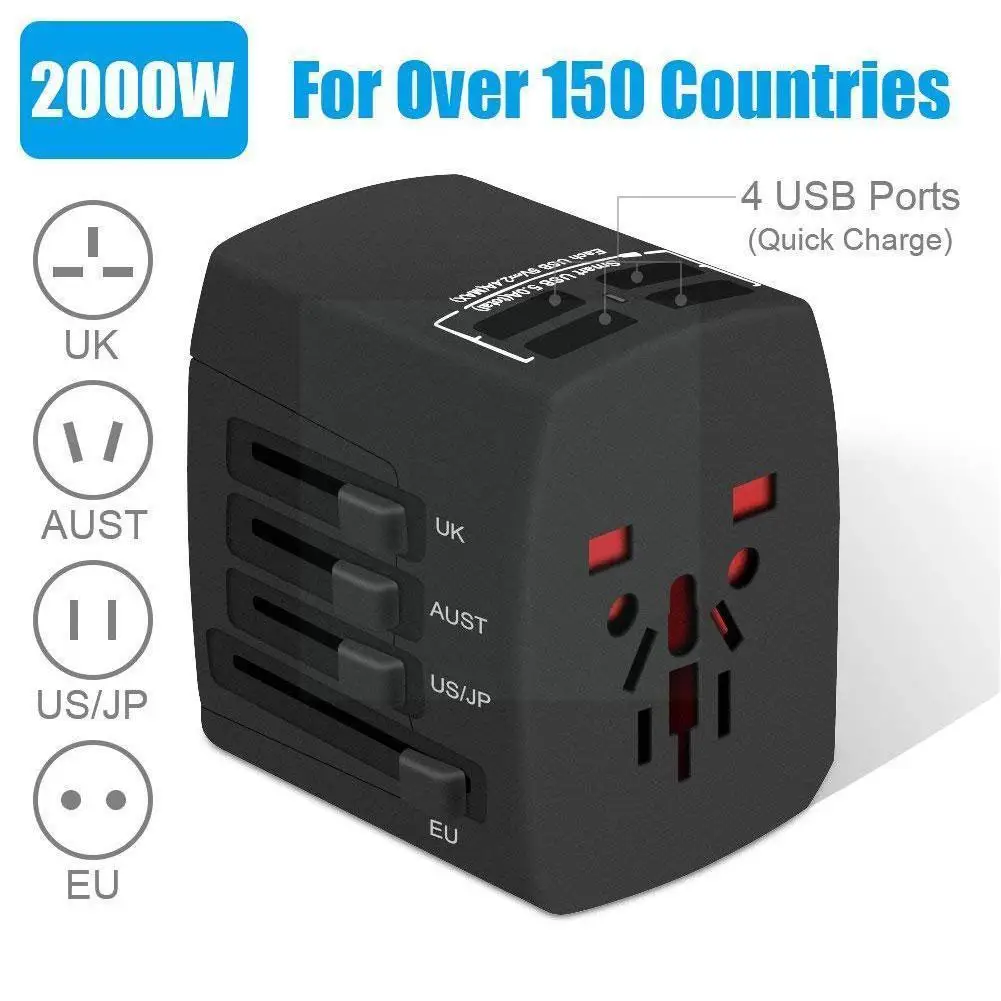 

25w/5v2a Multi-specification Travel Charging Plug AC333B Essential For Travel, World Travel, F3C3