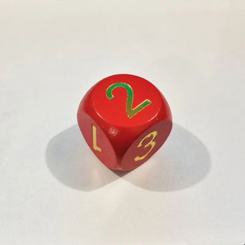 Игральные кости из массива дерева 2 дюйма шт./упак. 4 см | Спорт и развлечения