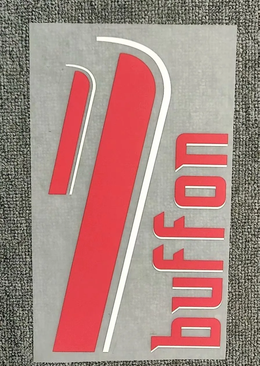 20006 итальянские напечатанные логотипы на заказ с любым номером и именем |